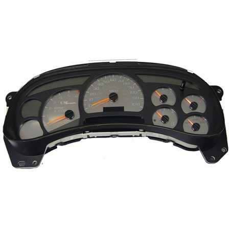 US Speedo Stainless Steel Gauge Face - Displays 120 MPH - No Transmission Temperature - CK1200301