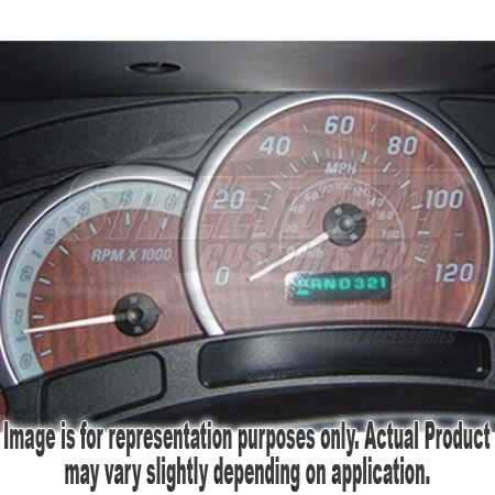 US Speedo Wood Grain Exotic Color Gauge Face - Displays 120 MPH - Gas - No Transmission Temperature - CK1200431