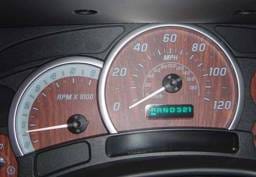 US Speedo Wood Grain Exotic Color Gauge Face - Displays 120 MPH - Gas - Transmission Temperature - CK1200441