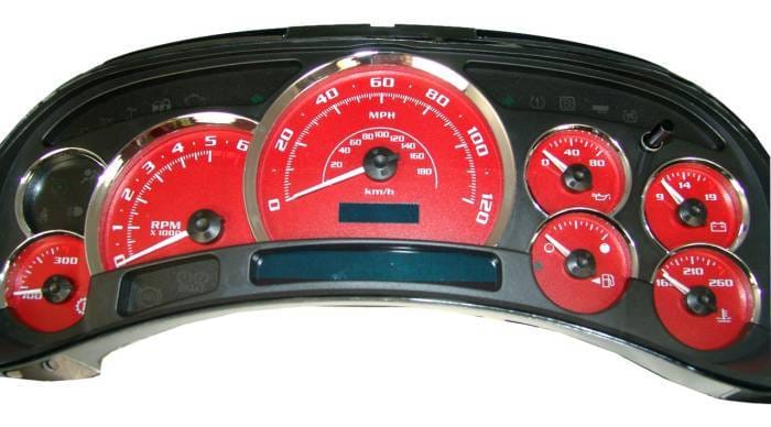 US Speedo Red Exotic Color Gauge Face - Displays 120 MPH - Gas - Transmission Temperature - CK1200445 thumbnail 2