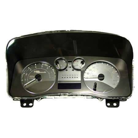 US Speedo Stainless Steel Gauge Face with White Back without Needles - Displays MPH - SS H3 11W