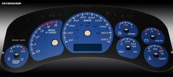 Chevrolet Silverado HD US Speedo Dayton Edition Gauge Face thumbnail 3