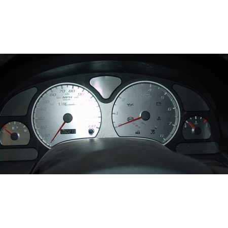 US Speedo Stainless Steel Gauge Face - Displays MPH - EQU0401