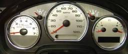 US Speedo Stainless Steel Gauge Face - Displays MPH - Tachometer - F1500403