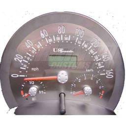 US Speedo Stainless Steel Gauge Face - Displays 160 MPH - Automatic - VWB0302