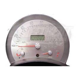 US Speedo Stainless Steel Gauge Face - Displays 140 MPH - Manual - VWB0303