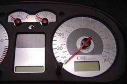 US Speedo Stainless Steel Gauge Face - VWP0201
