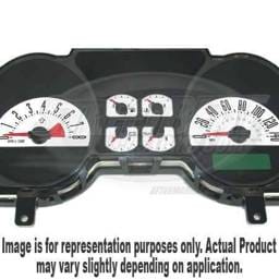 US Speedo White Exotic Color Gauge Face - Displays 140 MPH - 4 Gauges - MUS 084 WH
