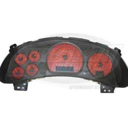 US Speedo Budweiser Red Exotic Color Gauge Face - Displays 120 MPH - 3 Gauges - MON 04 RE