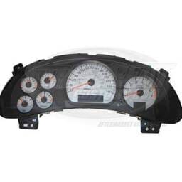 US Speedo Silver Exotic Color Gauge Face - Displays 120 MPH - 3 Gauges - MON 04 SI