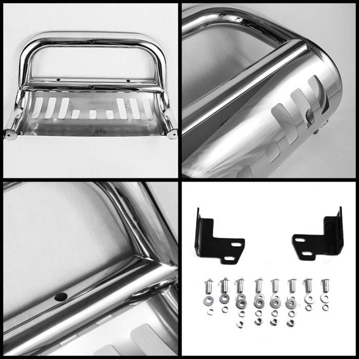 Nissan Pathfinder Spyder Bull Bar - Chrome Stainless T-304 - BBR-NF-A02G1200 thumbnail 2