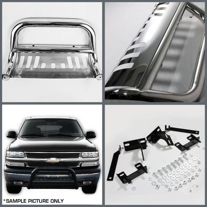 Dodge Ram Spyder Bull Bar - Chrome Stainless T-304 - BBR-DR-A02G0817 thumbnail 2