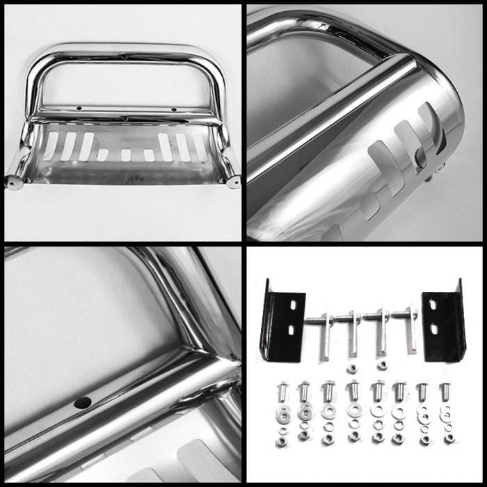 Ford F150 Spyder Bull Bar - Chrome Stainless T-304 - BBR-FE-A02G0500 thumbnail 2