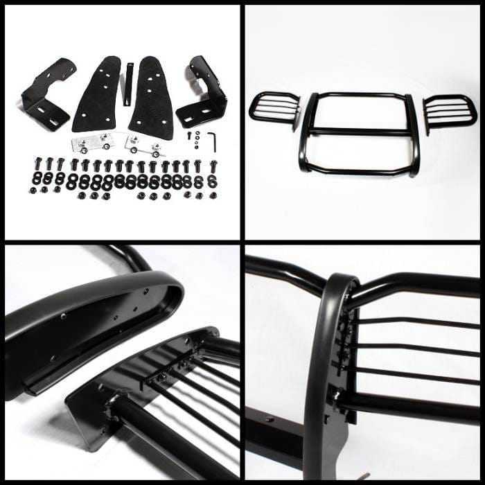 Jeep Liberty Spyder Grille Guard - Black - GG-JL-A27G0905-BK thumbnail 2