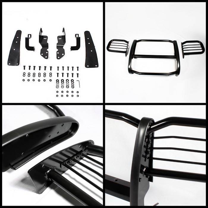 Chevrolet Silverado Spyder Grille Guard - Black - GG-CS-A27G0405-BK thumbnail 2