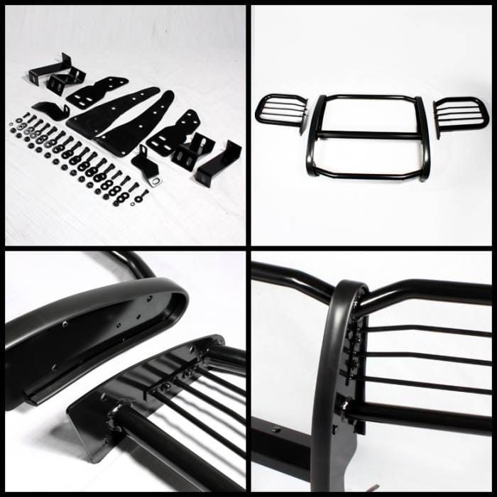 GMC Sierra Spyder Grille Guard - Black - GG-GS-A27G0113-BK thumbnail 2