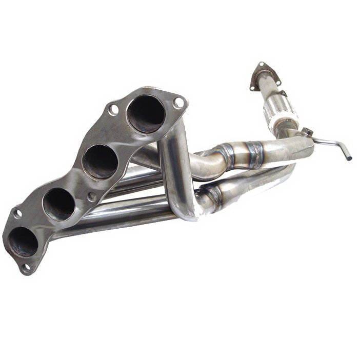 Honda Civic Spyder Exhaust Header - Chrome - TS-HE-HC06-SI-C