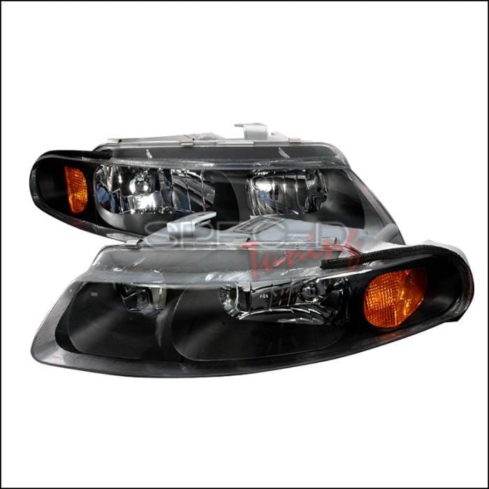 Dodge Avenger Spec-D Crystal Housing Headlights - Black - 2LH-AVG97JM-KS