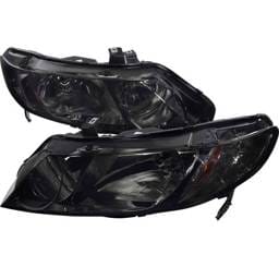Honda Civic 4DR Spec-D Headlights - Smoke - 2LH-CV064G-RS