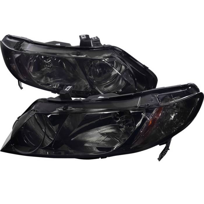 Honda Civic 4DR Spec-D Headlights - Smoke - 2LH-CV064G-RS
