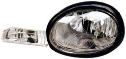 TYC Diamondback Headlights with Black Housing - 80620941
