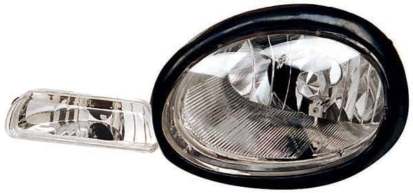TYC Diamondback Headlights with Black Housing - 80620941