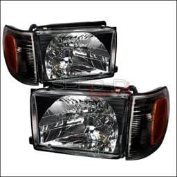 Toyota 4Runner Spec-D Crystal Housing Headlights - Black - 2LCLH-4RUN99JM-KS