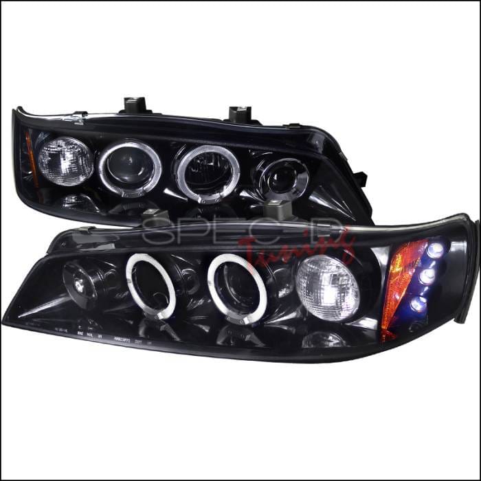 Honda Accord Spec-D Black Housing Projector Headlights - Smoked Lens Gloss - 2LHP-ACD94G-TM