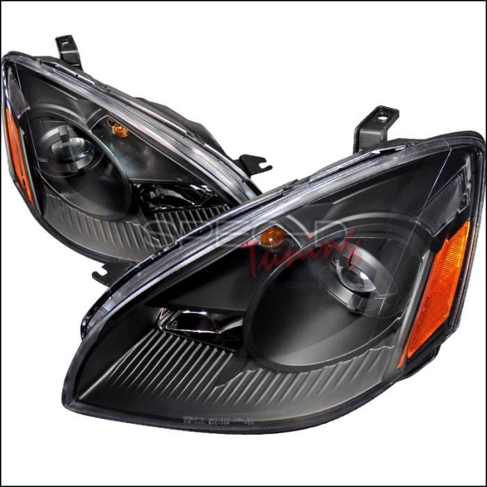 Nissan Altima Spec-D Projector Headlghts - Black - 2LHP-ALT02JM-DP