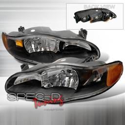 Chevrolet Monte Carlo Spec-D Crystal Housing Headlights - Black - 2LH-MONT00JM-KS
