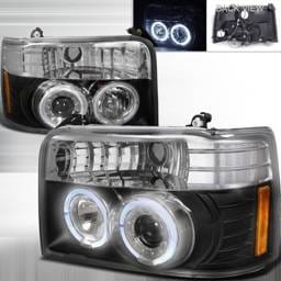 Ford F150 Spec-D Projector Headlights - 2LHP-F15092JM-TM