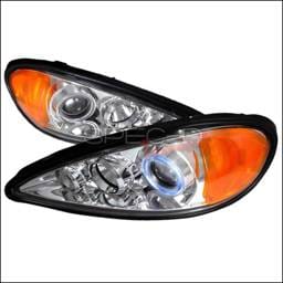Pontiac Grand Am Spec-D Halo Projector Headlights - Chrome - 2LHP-GAM99-APC