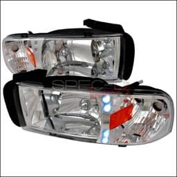 Dodge Ram Spec-D Crystal Housing LED Headlights - Chrome - 2LH-RAM94-RS