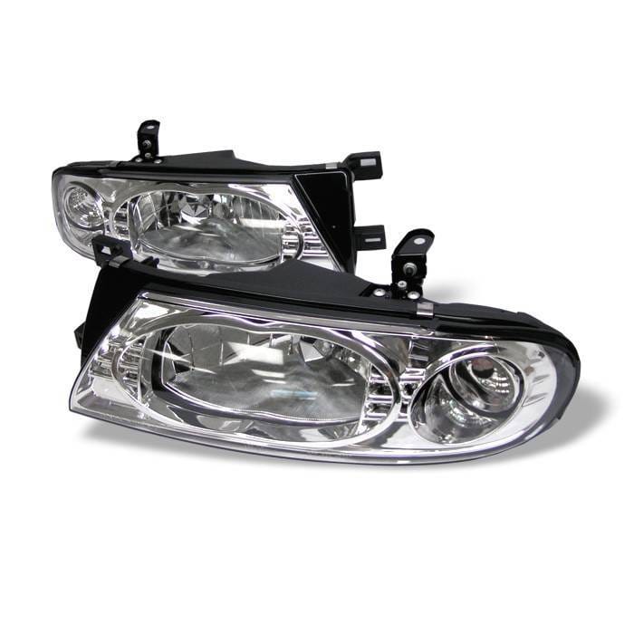Nissan Altima Spyder Crystal Headlights - Chrome - 333-NA93-C