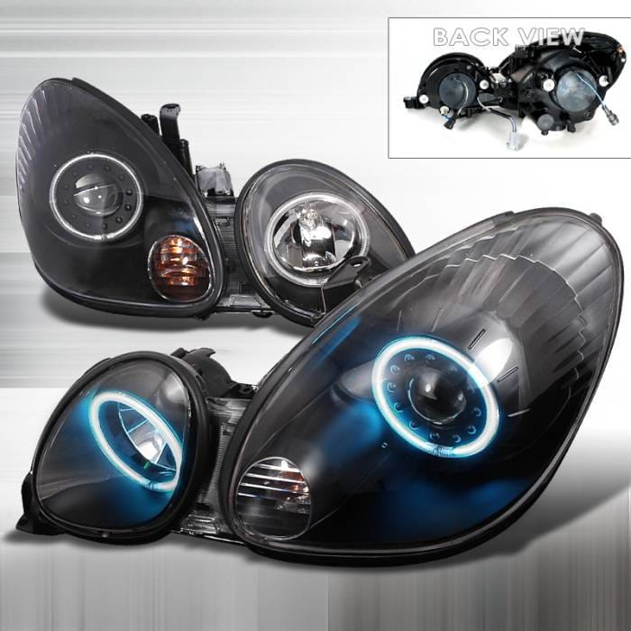 Lexus GS Spec-D CCFL Halo Projector Headlights - Black - 3LHP-GS30098JM-KS