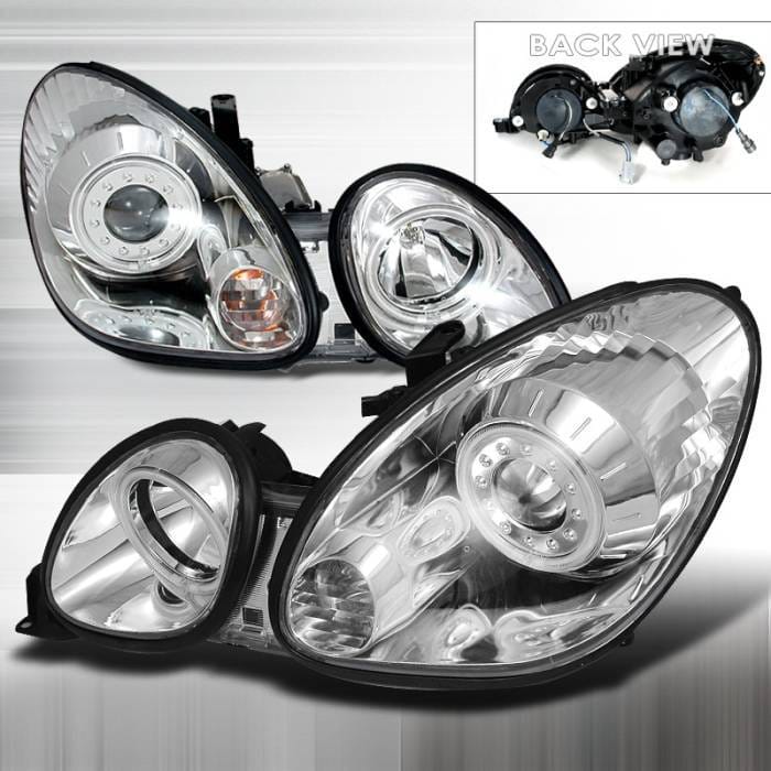 Lexus GS Spec-D CCFL Halo Projector Headlights - Chrome - 3LHP-GS30098-KS