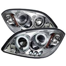 Chevrolet Cobalt Spyder Projector Headlights - CCFL Halo - LED - Chrome - 444-CCOB05-CCFL-C
