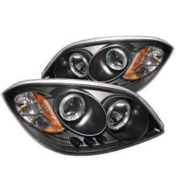 Pontiac Pursuit Spyder Projector Headlights - LED Halo - LED - Black - 444-CCOB05-HL-BK
