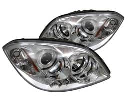 Chevrolet Cobalt Spyder Projector Headlights - LED Halo - LED - Chrome - 444-CCOB05-HL-C