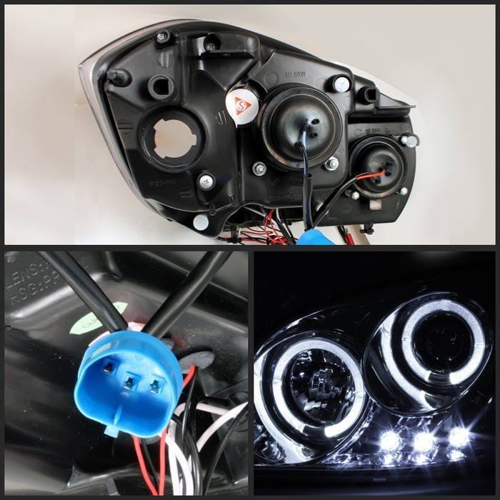 Pontiac Pursuit Spyder Projector Headlights - LED Halo - LED - Chrome - 444-CCOB05-HL-C thumbnail 2