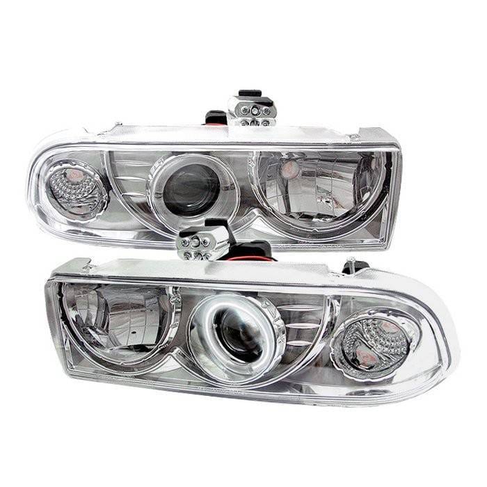 Chevrolet Blazer Spyder Projector Headlights - CCFL Halo - Chrome - 444-CS1098-CCFL-C