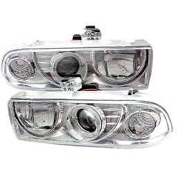 Chevrolet Blazer Spyder Projector Headlights - LED Halo - Chrome - 444-CS1098-C