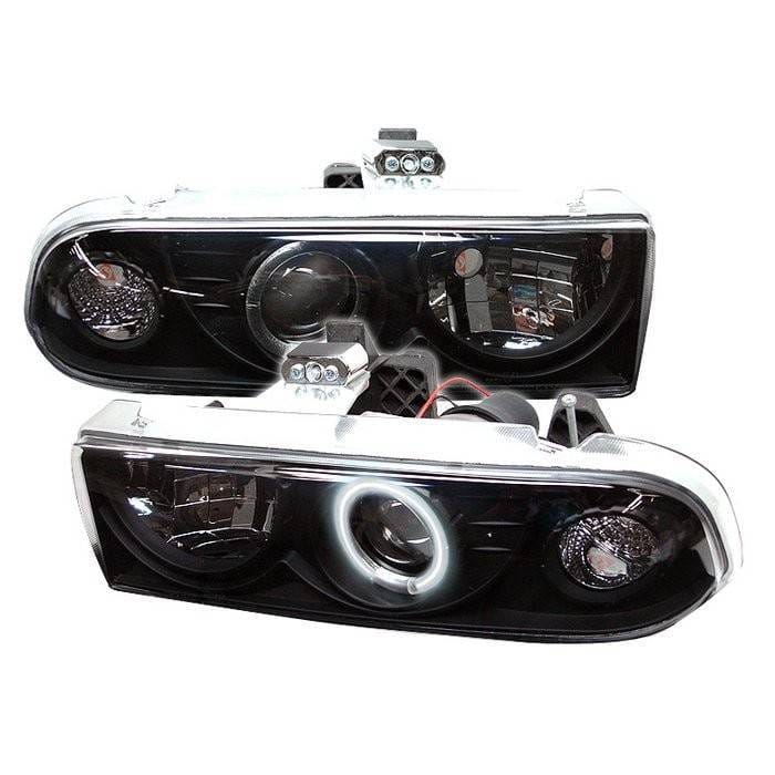 Chevrolet Blazer Spyder Projector Headlights - CCFL Halo - Black - 444-CS1098-CCFL-BK