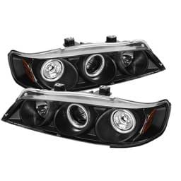 Honda Accord Spyder Projector Headlights - CCFL Halo - Black - 1PC - 444-HA94-CCFL-BK