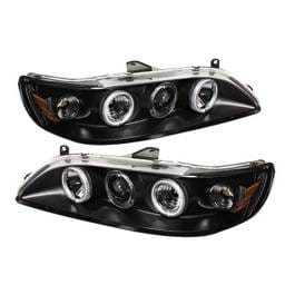 Honda Accord Spyder Projector Headlights - CCFL Halo - Black - 1PC - 444-HA98-CCFL-BK