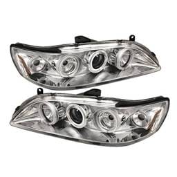 Honda Accord Spyder Projector Headlights - CCFL Halo - Chrome - 1PC - 444-HA98-CCFL-C
