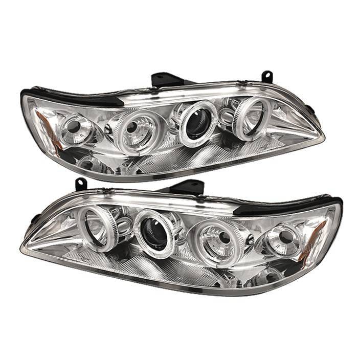 Honda Accord Spyder Projector Headlights - CCFL Halo - Chrome - 1PC - 444-HA98-CCFL-C