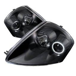 Mitsubishi Eclipse Spyder Projector Headlights - LED Halo - Black - 444-ME00-CCFL-BK