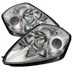 Mitsubishi Eclipse Spyder Projector Headlights - CCFL Halo - Chrome - 444-ME00-CCFL-C