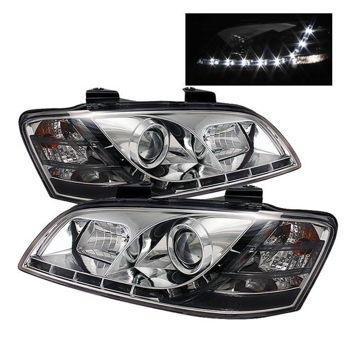 Pontiac G8 Spyder Projector Headlights - DRL - Chrome - 444-PG808-DRL-C